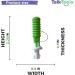 TalkTools Sensi Round Textured Tip (Green) - Buy Online on GoSupps.com
