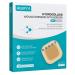 Pack of 10 Bordered Hydrocolloid Adhesive Bandages 4" x 4" Hydrocolloid Patches Sterile Large Size Hydrogel Wound Dressing Fast Healing Pads for Bedsores Surgical Wound Zit and Acne Prone