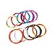 Magiclulu 10th artistic floral jewelry made of pearl wire Christmas wreath wire artistic jewelry wire made of metal jewelry accessories colorful wire aluminum wire DIY sculpture homemade size 1 As shown