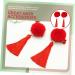 FOMIYES 9 Pairs Tassel Hair Ball Hair Clip Barrettes for Baby Girls Metal Hair Clips Chinese Tassel Hairpin Baby Barrettes Girls Hair Clips Artificial Fur Hanfu China Red Girl Child - Buy Online on GoSupps.com