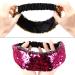 YGDZ Sequins Headbands for Girls - 10pcs Glitter Elastic Hair Bands, 1.8 Inches Wide - Buy Online on GoSupps.com