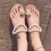 Sethexy Rhombus Mirror False Toenail Art Tips - 24 PCS Full Cover Shiny Fake Toenails for Women & Girls - International Shipping - Buy Online on GoSupps.com
