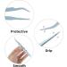 2 PCS Stainless Steel Straight and Curved Tip Lash Extension Tweezers for Nail Art and Eyelashes - Buy Online on GoSupps.com