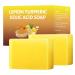 Lemon Turmeric Kojic Acid Soap Kojic Acid & Turmeric Soap for Face and Body Brightening Soap for Dark Spots Acne Lemon Acid for Deep Cleansing & Exfoliating Turmeric Glow Soap Bar 200g