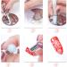 Fantexy Double Sided Nail Art Stamper Set with Stamping Plate & Scraper - Pink - Buy Online on GoSupps.com