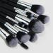 Shop 15 Black Makeup Brush Sets | Complete Conical Tail Beauty Tools for Flawless Makeup - Buy Online on GoSupps.com