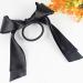 Inilbran Boho Silk Hair Bow Rope Scrunchies Black Silky Hair Band Hair Ties Vintage Elastic Hair Bands Ropes French Bowknot Ponytail Scrunchy Hair Ties Hair Accessories for Women and Girls Headdress - Buy Online on GoSupps.com