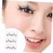 Beaupretty 3 Pairs false eyelashes false lashes cosplay fake eyelashes colored eyelashes makeup fake eyelashes colored fake eyelashes colored lashes fake lashes set make up fiber - Buy Online on GoSupps.com