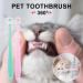 Molain Dog Toothbrush 360 Degree 2 Set Silicone Handle Cat Toothbrushes with Storage Box Puppy Dogs Pet Tooth Cleaning Kit (Pink+Blue) 1 count (Pack of 2) - Buy Online on GoSupps.com