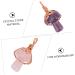 EXCEART 6 pcs Crystal Mushroom Pendant mini keychain miniature mushrooms mini crystals mushroom charms cute 3.3x1.5cmx5pcs Assorted Colorx5pcs - Buy Online on GoSupps.com