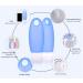4PC Silicone Travel Bottles Set - Refillable Shampoo Lotion & Cream Containers with Bag for International Travel - Buy Online on GoSupps.com
