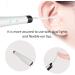 Ear Wax Removal Tool Kit with Lights & 4 Replacement Spoons - Safe Ear Cleaner for Adults & Kids - Soft Silicone - White - Buy Online on GoSupps.com