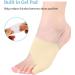 Nofaner Bunion Corrector & Toe Separator for Women - Pinky Toe Straightener with Anti-Slip Strap & Gel Cushion - Toe Pain Relief & Straightening (1 Pair) - Buy Online on GoSupps.com