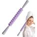Muslalo Massagestab - Muscle Massage Body Stick for Women | Relaxing Neck & Thighs Massager | Multifunctional Roller for Gym School & Yoga - Purple - Buy Online on GoSupps.com