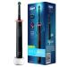 Oral-B Pro 3 3000 Crossaction Electric toothbrush/Electric Toothbrush with 3 cleaning modes and visual 360 PRESSPRECHE FOR DISTICATION gift man/woman designed by brown black old