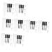 Didiseaon 8 Sets Mascara Tube Travel Perfume Eyelash Combs Tube Bottle Empty Clear Eyeliner Plastic Household