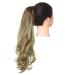 Shadow Curly Hair Ponytail Extensions Claw in Fake Ponytail Tail Hair Piece Afro Long Clip in Synthetic Blonde Pink Wavy WIG 10T24B 22inches