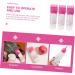Lot de 3 Flacons Applicateurs Peigne Racines 80 Ml Rose pour Coloration et Soins Capillaires Usage Professionnel et Domicile - Buy Online on GoSupps.com