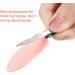 No Crease Hair Clip Set - 10pcs Bend-Free Hair Curl Pin Clips for Bangs, Finger Waves, Makeup Application - Hairdressing Hairpins in Black, White, Pink - Buy Online on GoSupps.com