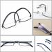 BILIZA Half Frame Reading Glasses 1.5X - Blue Light Blocking Computer Readers for Men & Women Stylish Metal Design Perfect for Reading & Eye Protection - Buy Online on GoSupps.com