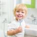 Buy Blue Tiger Baby Training Toothbrush - Soft Silicone Manual Toothbrush for Kids 2-6 Years | Cartoon Design for Complete Dental Hygiene - Buy Online on GoSupps.com