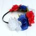 Stretch Rose Flower Headband Mexican Floral Headband Flower Head Crown Floral Hair Wreath Flower Garland Headband White Blue Red - Buy Online on GoSupps.com