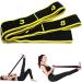 Buy 2 Yoga Bands - Elastic Fitness Stretch Belt with 8 Loops in Yellow & Pink | International Shipping Available - Buy Online on GoSupps.com