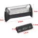 Walmeck Shaver Grille Shaving Replacement Foil and Cutter for Braun 10B Series 1 190 180 170 - Buy Online on GoSupps.com