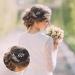 Lusofie 3Pcs Crystal Wedding Hair Pins - Elegant Bridal Hair Accessories - Buy Online on GoSupps.com