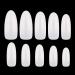Makartt Oval Nails Tips 500pcs Nail Tips Natural Full Cover Acrylic Nails Round False Nails Soak Off Nail Tips 10 Sizes Fake Nails for Nail Art A-04 Clear Long Oval Nails