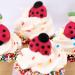 G nthart Backdecor - 15 Edible Icing Ladybug Decorations for Cakes & Cupcakes | Sweet Lucky Beetles (19g Pack) - Buy Online on GoSupps.com