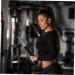 Yardwe 2pcs Single End Tension Rope Sports Fitness Exerciser Tpr Black 35X6.5CM - Buy Online on GoSupps.com