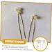 Ipetboom 1 Set Bride Wedding Hairpin Metal Hair Comb Bridal Hairpin Girls Hair Clips Wedding Hair Clips for Brides Flower Hair Clips for Women Zinc Alloy Big Pearl Hair Stick - Buy Online on GoSupps.com