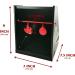 Atflbox 7x9 Inch BB Gun Target Trap with Spinning Shooting Targets and 10pcs Paper Targets - Buy Online on GoSupps.com