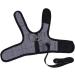 Minkissy 3pcs Bunny Vest Dress for Small Animals | Guinea Pig & Hedgehog Clothes | Soft Ferrope Harness & Lead Vest | Gray & Black - Buy Online on GoSupps.com