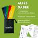 Health Rise Fitness Band Set - 5 Resistance Levels for Home Gym Yoga & Pilates | Includes Loop Tapes & Carrying Bag | German Instructions - Buy Online on GoSupps.com