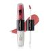 NOUVEAU Dermacol - 16-Hour Lip Colour High Pigmentation Lip Gloss Two-Phase Lip Gloss Kiss-Proof Lip Make-up with Matte Finish and Shine no. 1 Bella Aura Bella Aura 4 ml (Lot de 1)