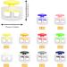 Rhsemi 100pcs Plastic Round Cord Locks Toggle Hole Spring Stop Fastener Spring Fastener Cord Lock Hole Round Toggle End for Backpacks Lanyard Clothes Shoes DIY Handmade(10 Colour) - Buy Online on GoSupps.com