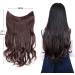 No Clips No Glue Invisible Big Wavy Hair Extensions Secret Ombre 2 Tone Natural Synthetic Hairpieces 24" Hidden Wire QY13# - Buy Online on GoSupps.com