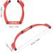 Eyebrow Mapping Tool Simple Adjustable Eyebrow Ruler Set Foldable for Salon (Red) - Buy Online on GoSupps.com