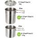 DZRZVD Camping Cups and Mugs Pot Set - 304 Food Grade Stainless Steel - Outdoor Cookware with Vented Lid - 33oz + 24oz - for Backpacking, Picnic, Hiking - Buy Online on GoSupps.com