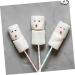 OUNONA 50pcs Marshmallow Stick Sucker Sticks for Cookies Lollipop Sticks Lollipop Holder Sticks Party Drinking Straw DIY Lollipops Sticks Chocolate Candies Paper Super Long - Buy Online on GoSupps.com