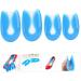NOLITOY U-Shaped Heel Pads - 2 Pairs Silicone Insoles for Foot Care | Comfortable Half Yard Crash Pads for All Shoe Types - Buy Online on GoSupps.com