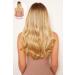 Lullabellz Super Thick Blow Dry Wavy Clip In Hair Extensions 5-Piece 22-Inch Length Light Blonde - Buy Online on GoSupps.com