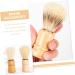 Fomiyes 2st Goat Hair Bartbrush Set - Men's Hairdresser Shaving Brush & Dust Catcher for Grooming & Beard Care - Buy Online on GoSupps.com