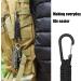 Shop LJFEA Paracord Keychain Set - 2 Pieces with Carabiner Hook | Perfect for Keys Bottles Camping & Outdoor Adventures - Buy Online on GoSupps.com