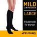 FUTURO Women's Trouser Socks - Mild Compression 8-15 mmHg Large Comfortable & Stylish International Shipping - Buy Online on GoSupps.com