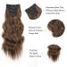 YDDM 20 Inch Wavy Clip-In Hair Extensions | Realistic Synthetic Hair | Affordable 4pcs Set for Women (Color 8H27#) - Buy Online on GoSupps.com