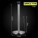 Paper Towel Holder Countertop Free Standing Toilet Paper Holder Stand with Non Slip Base Spring Arm Fit Most Size Paper Roll Stretched Freely for Bathroom Kitchen - Buy Online on GoSupps.com