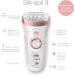 Braun Silk- pil 9-890 Epilator | Wireless Wet & Dry Hair Removal for Women | Includes Bikini Trimmer - White/Rose Gold - Buy Online on GoSupps.com